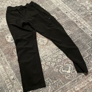 Black scrub pants
